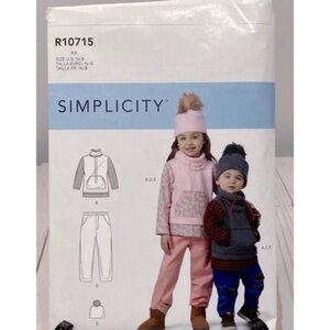 ⭐️5 for $28⭐️ NEW Simplicity R10715 Children’s Sewing Patterns